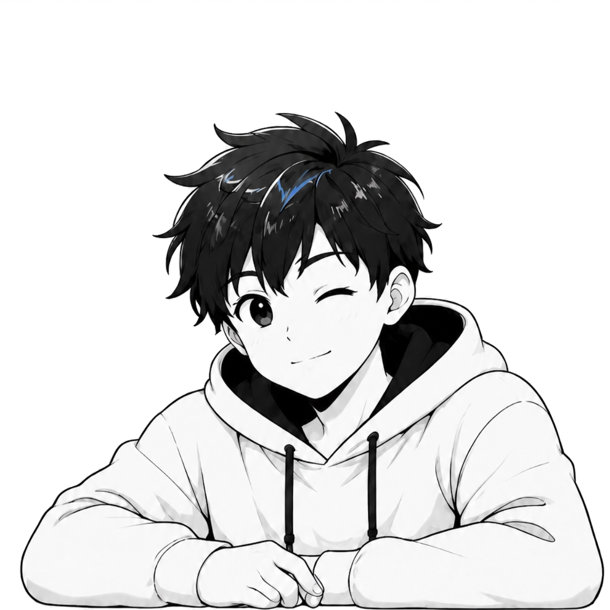 Animated student drawing sketch